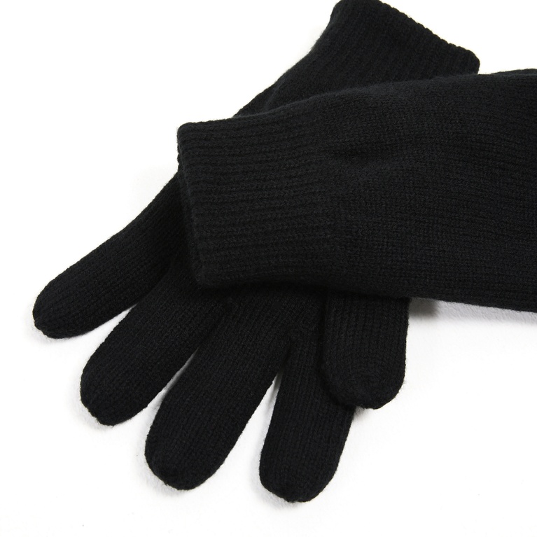 Fine-knit gloves "Svensson" Black
